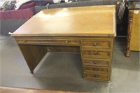 Antique blueprints desk