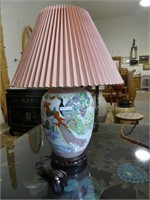 PEACOCK CERAMIC TABLE LAMP
