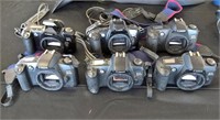 (6) Mixed Lot - Canon Rebel SLR Camera Bodies