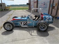 #23, 1970 MCELREATH SPRINT CAR, COLOR RED, WHITE