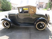 1930 FORD MODEL A CABRIOLET W/RUMBLE SEAT, VIN#