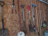 Remaining Contents of Garage: Hand Tools, Yard Too