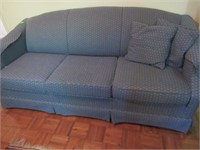 Sleeper Sofa: Blue