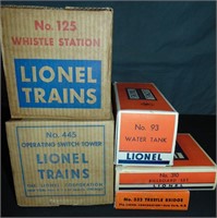 Clean Boxed Lionel Accessories