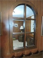 Wood Framed Mirror, 19" x 31"