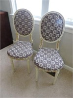 Pair of Venetian Style Parlour Chairs