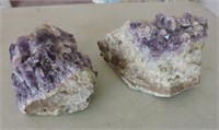 Pair of Druzy Rocks