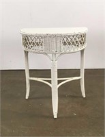 Heywood Wakefield Wicker Table