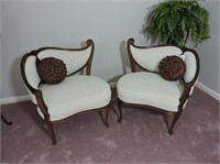 Pair of Conversation Parlour Chairs