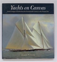 YACHTS ON CANVAS HARDCOVER BOOK -