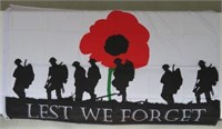 LEST WE FORGET FLAG -