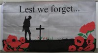 LEST WE FORGET FLAG -