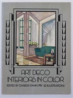 ART DECO INTERIORS IN COLOUR SOFTBOUND BOOK