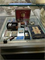 Lot Of Zippo Lighters And Advertising Items As
