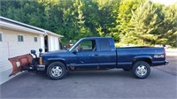 1995 Chevy Silverado with Snowplow