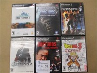 6 PS2 Games