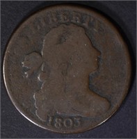 1803 LARGE CENT VG+