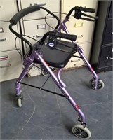 Walker with Handbrakes and Seat