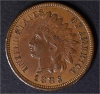 1886 INDIAN HEAD CENT TYPE 2 AU/UNC