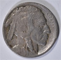 1914-D BUFFALO NICKEL VF KEY COIN