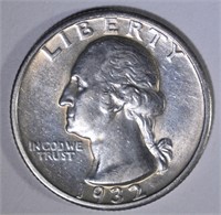 1932-D WASHINGTON QUARTER  BU