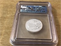 2009-S Silver American Samoa $.25 ICG in Hard Case