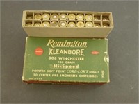 Vintage Empty Remington Kleanbore 308 Winchester