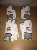 Body Guard PU TOUCH Gloves LOT 4 Pair Sz XL