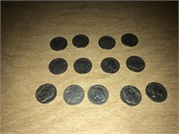 LOT of 13 Buffalo Nickels