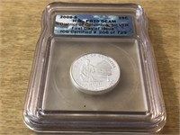 2009-S Silver DC $.25 ICG in Hard Case