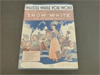 Disney's Snow White "Whistle While You Work" Sheet