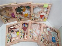 Sunrise doll clothes (7 boxes), small stuff animal