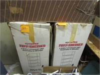 2 boxes tuff shelf units in box and