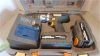 MASTERCRAFT 18V CORDLESS DRILL WITH 2 BATTERIES +