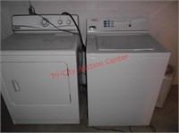 GE WASHER AND MAYTAG DRYER