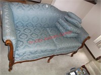 ANTIQUE COUCH/SOFA  AND THROW PILLOWS