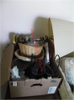 LOT OF MISC HOME DECOR & LAMP