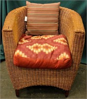 Furniture Wicker Tub Chair
