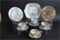 Coalport Indian Tree Plates, Coffee Cups &Saucers