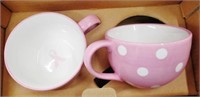 The Pampered Chef Set of Breast Cancer Ribbon Cups