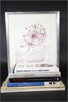Coffee Table Art Books & IKEA Frame Print
