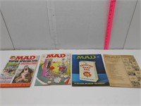 4 MAD Comic Books