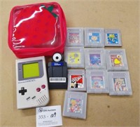 Nintendo GameBoy & 10 Games
