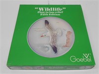 "Wildlife" Collector's Plate Goebel