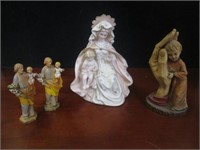 Vintage Simonelli Religious Figurine Statues,