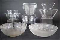 Baking Clear Dishes & Frosted Salad Bowls