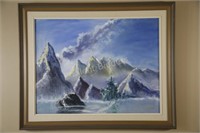 Georgina Hendricks Oil on Canvas Andres Mountains