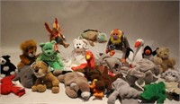 Large Assortment  of TY Animals with Tags
