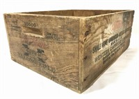 Vintage Western ammunition crate