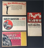 1926,1939,1949,1957 Genuine Factory Postcards